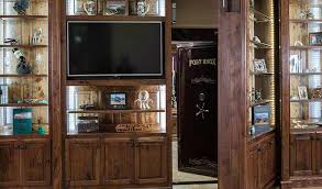 There are many reasons to consider a gun room.if you have a large collection, safes and cabinets may not work well for you.security can be easier with a properly constructed gun room with a vault door.rifle displays look great 10 Clever Hidden Gun Safe Ideas Conceal Your Firearms From Intruders