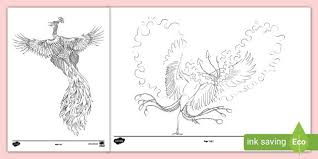 Explore 623989 free printable coloring pages for your kids and adults. Phoenix Colouring Page Primary Resources Teacher Made