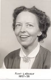 Betty (Ma) Davis was a popular and much loved Fort LeBoeuf High School Home  Economics teacher for over 30 years, About 10 years ago I acquired her  scrap books, some of the