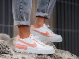 Nike Wmns Air Force 1 Shadow White Pink Quartz On Feet In 2020 Tennis Shoe Outfits Summer Pink Tennis Shoes Nike Air Shoes