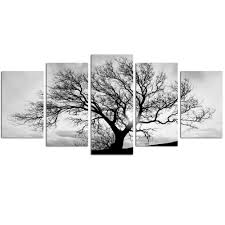 Black And White Tree Art Canvas Live Art Decor Black And White Tree Canvas Art Great Sunset Shot Pictures Print On Canvas Modern Home Decor P Black And White Tree Tree Canvas Print Pictures