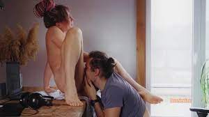 Passionate sex on the table - amateur couple sex vlog watch online