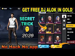 Get Free Dj Alok Character Secret Trick 100 Wraking 2020 Free Fire Dj Alok In Gold New 2020 Trick Youtube Dj Diamond Free New Tricks