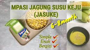 Makanan ini cocok untuk anak yg sedang sakit. Resep Mpasi Jagung Susu Keju Jasuke Untuk Bayi Resep Mpasi 6 Bulan Pertama Youtube