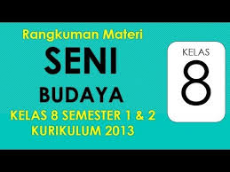 Soal seni budaya kelas 8. Kelas 8 Smp Seni Budaya Kurikulum 2013 Semester 1 Dan 2 Youtube