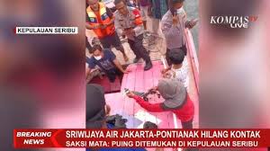 Ditemukan serpihan yang diduga milik pesawat sriwijaya air. Cff2nd5qyg16m