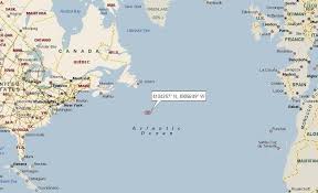 the titanics disaster site. titanic