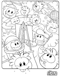 Keep your kids busy doing something fun and creative by printing out free coloring pages. Club Penguin Coloring Pages Of Coloring Home