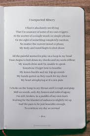 Unexpected Misery A Poem Deep Thought Quotes Deep Romantic Quotes Meaningful Poems