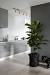Dark Grey Grey Kitchen Cabinets With White Countertops