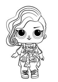 Lol Surprise Doll Rocker Coloring Page Pintar E Colorir Pintura Para Criancas Desenhos Para Colorir