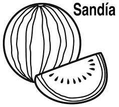 Aquí tienes muchas imágenes de sandia para colorear. Colorear Dibujos De Sandias