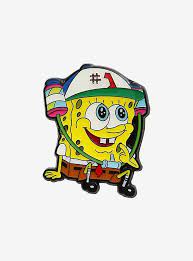 Spongebob Squarepants Number One Fan Enamel Pin Boxlunch Exclusive Spongebob Boxlunch Spongebob Squarepants