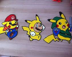 Pixel Art Perler Beads Pikachu And Mario Costume Perler Bead Art Bead Art Pokemon Bead Browse the user profile and get inspired.