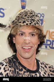 Sacha Baron Cohen in character as 'Bruno' arriving for the 2009 MTV Movie  Awards at the Gibson Amphitheatre, Universal City, Los Angeles Stock Photo 