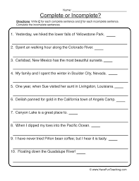 Rewriting Incomplete Sentences Worksheet In 2020 Incomplete Sentences Writing Sentences Worksheets Writing Complete Sentences
