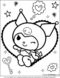 38 Kuromi Coloring Pages: Free PDF Printables