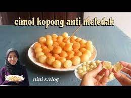 Cara Buat Cimol Kopong Tips Trick Agar Tidak Meledak Saat Digoreng Youtube Makanan Dan Minuman Makanan Resep