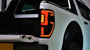 Ford Ranger Pickup Truck New Dynamic Led Rear Lights With Sweeping Fog Light Function Youtube