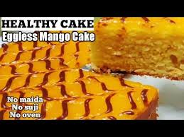 Mango Cake Eggless Mango Cake Without Oven Butter Paper Cream Condensed Milk Butter Curd Cake Youtube Moist Cake Recipe Mango Cake Cooker Cake
