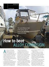 How To Beat Alloy Corrosion Aluminium Boats Flip Ebook Pages 1 7 Anyflip Anyflip