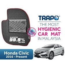 Ruang interior yang luas dan selesa. Trapo Classic Car Mat Honda Civic Fc 2016 Present Shopee Malaysia