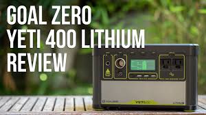 Fully recharges laptops up to 5 times. Goal Zero Yeti 400 Lithium Review Youtube