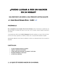 El libro blanco del hacker 2ª edición actualizada, de pablo gutiérrez. Pdf Puedo Llegar A Ser Un Hacker En 24 Horas I Love N A Academia Edu
