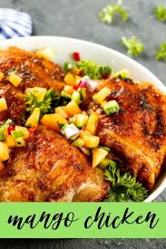 Mango Chutney Chicken Recipe Mango Chicken Recipes Easy Healthy Dinners Mango Chicken