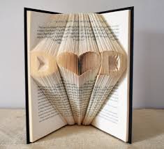Wedding Gift, Gift for Book Lovers, Folded Book Art With Personalized  Initials, Gift for Reader