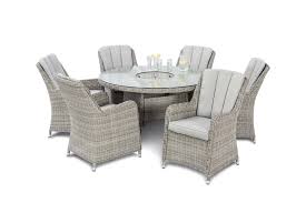 Wooden garden dining sets ukfcu rewards program. Round Table Garden Dining Set Oxford Ez Living Furniture