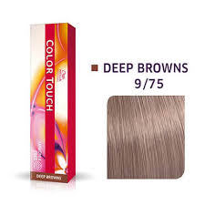 Mahogany color is a warm brown. Color Touch 9 75 Very Light Blonde Brown Mahogany Demi Permanent 9 75 Wella Professionals Wellastore