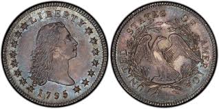 1795 1 Silver Plug Regular Strike Flowing Hair Dollar