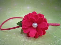 Fuchsia Flower Felt Flower Headband Fuchsia Pink By Bloomz Felt Flower Headband Fuchsia Flower Felt Flowers