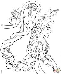 Free Coloring Pages Princess Rapunzel From The Thousands Of Pictures On Line About Free Co Tangled Coloring Pages Ariel Coloring Pages Disney Coloring Sheets