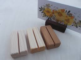 10 Wood Place Card Holders For Weddings Table Number Holders Decorations Name Card Holders Name Tag Holders Photo Holder Small Holder Wood Place Card Holders Place Card Holders Wooden Place Card Holders