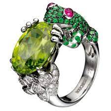 2 75ct Peridot Frog Women Jewelry 925 Silver Wedding Engagement Gift Ring Sz6 10 Frog Jewelry Boucheron Jewelry Animal Jewelry