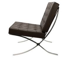 Barcelona chairs from the entrance lobby of the four seasons, pair. Chocolate Brown Barcelona Style Chair Inspired By Mies Van Der Rohe