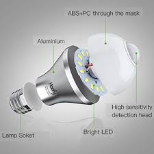 On detecting motion in it's working radius, the signal is activated to trigger complete circuit of lights connected with it. Haofy Light Bulb Motion Sensor Led Bulb Pir Motion Detector Smart Led Bulb Security Light For Front Door Porch Garage Hallway Auto On Off Outdoor Indoor Night Lights For Stairs 9w E26 E27 600lm Cool