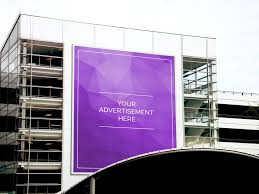 Big Advertising Banner Mockup Banner Advertising Advertising Banner