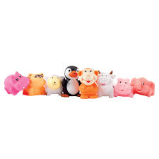 Bright and colorful bath squirties in jungle party theme. Buy Elegant Baby Bath Time Fun Rubber Water Squirties Animal Party Set Of 8 Bath Squirt Toys Online In Indonesia B00o1ymzyu