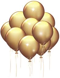 Black And White Transparent Background Balloons Clipart Gold Balloons Transparent Clip Art Image Silver Balloon Gold Balloons Balloons