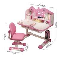 Diowewea Bureau et Chaise pour Enfant, Table d'Étude Réglable, Motif de  Dessin Animé, pour Fille (Rose) : Amazon.fr: Cuisine et Maison