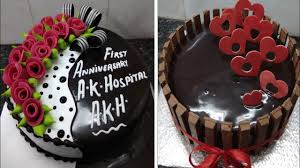 As requested i decorated the no 1 cake (chocolate sponge, chocolate. Two Amazing Birthday Cake Design Chocolate Cake Flowers Cake Fancy Cake Making Cool Cake Master Youtube