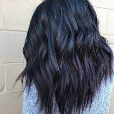 Winter Berry Hair Is The Easiest Way For Brunettes To Rock Purple In 2021 Hair Color For Black Hair Hair Color Purple Black Hair Balayage