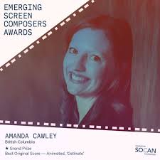 GOOD NEWS: Amanda Cawley Wins SOCAN Foundation Award