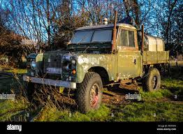 Land Rover, Series 2a 109” Truck Cab Long wheelbase (LWB) farm four wheel  drive vehicle Stock Photo - Alamy