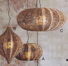 Regency Seagrass Pendant Lamp Large Hanging Lamp Lamp Transitional Pendant Lighting