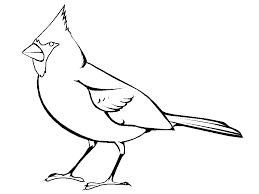 Discover thanksgiving coloring pages that include fun images of turkeys, pilgrims, and food that your kids will love to color. Easy Cardinal Coloring Pages In 2021 Bird Coloring Pages Bird Outline Coloring Pages