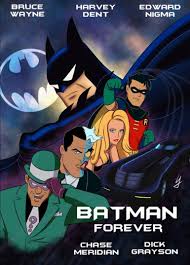 Batman forever is a 1995 american superhero film directed by joel schumacher and produced by tim burton, based on the dc comics character batman. An Artistic Poster For The Film Batman Forever Depicting The Characters As They Appear In Batman The Animated Ser Batman Cartoon Batman Poster Batman Canvas